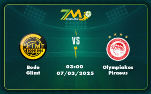 bodo glimt olympiakos piraeus 07 03 c2 - Nhận định soi kèo Bodo Glimt vs Olympiakos Piraeus Đại chiến tại C2 ngày 07/03